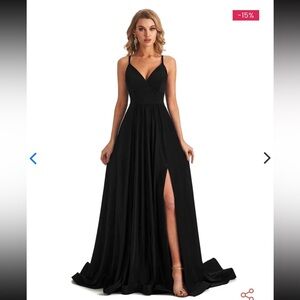 Elegant Black Evening Gown